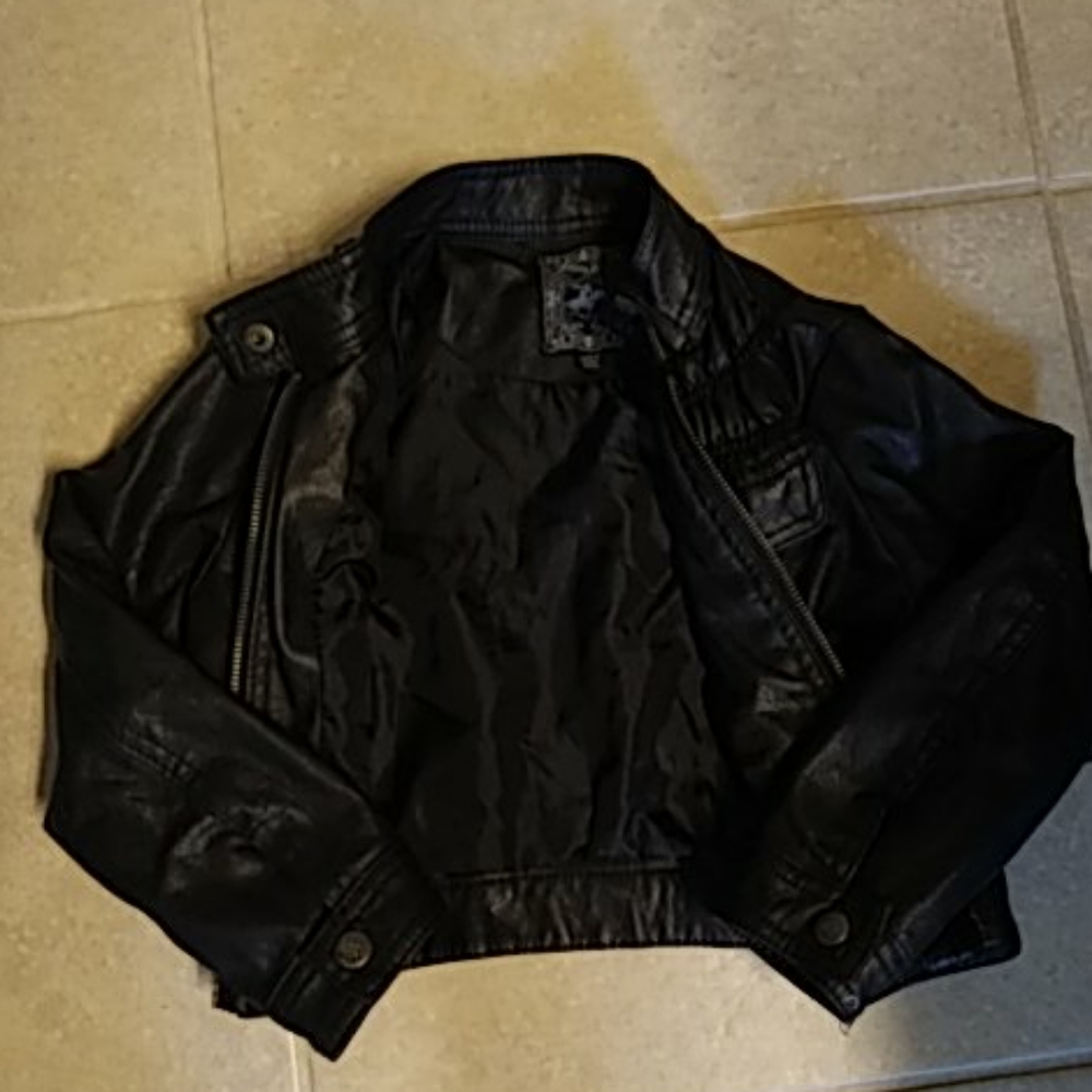 Beverly Hills Polo Club Faux Leather Biker Jacket - Picture 5 of 6